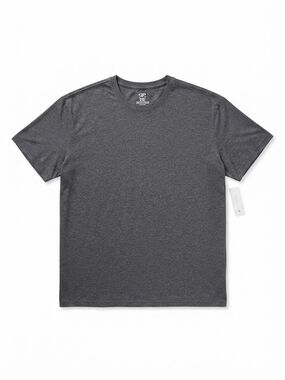 Athletic Works Men's Short Sleeve Crewneck Tee - Charcoal